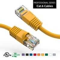 1,5 фута CAT UTP Ethernet Network Booted Cable Yellow, Pack