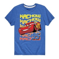 Автомобилите на Disney - Kachow - Графична тениска с малко дете