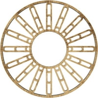 30 од 7 8 ИД 1 п Хейл архитектурен клас ПВЦ Пиърсинг таван медальон, Античен бронз