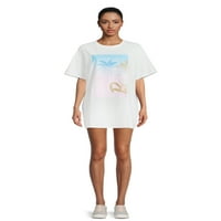 Барби жените графичен печат гадже тениска Бански покрийте