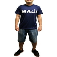 Остров екипаж Хавай Дри Фит хладно тениска, Мауи риба кука, флот, с