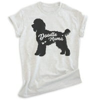 Дудъл Мама тениска, Унисе дамска риза, Златен Дудъл собственик, най-доброто куче мама подарък, Хедър Аш, ХХ-голям