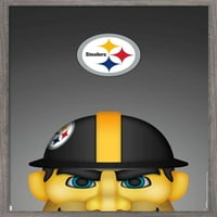 Pittsburgh Steelers - S. Preston Mascot Steely McBeam Wall Poster, 22.375 34