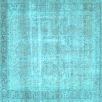 Агли Компания Вътрешен Правоъгълник Персийски Светло Синьо Традиционни Килими Площ, 2 '5'