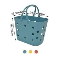 Организация на килера и съхранение кошница за пазаруване мека преносима кошница за пикник пластмасова кошница за измиване на мръсни дрехи кошница за баня кошница