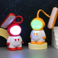 Асдомо нощна светлина за деца, преносима многоцветна светлина астронавт светодиодна лампа за деца ученически подарък