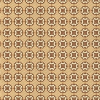 Ahgly Company Machine ПРОЧАВАНЕ НА ВЪЗДУШНИ Квадратни преходни жълти килими, 5 'квадрат