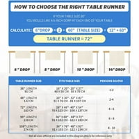 Rustic Table Runner с Tassel Boho Table Runner Table Runners - Подходящ за празници за хранене