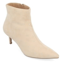 Колекция Journee Дамски росия Tru Comfort Foam Inside Zip Kitten Heel Bootie