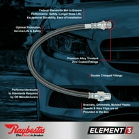 Raybestos BH Professional Grade Hydraulic спирачен маркуч Пасва на SELECT: 1972- Dodge W-Series