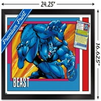 Marvel Trading Cards - Плакат за стена Beast, 14.725 22.375 рамки