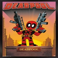 Marvel Comics - Deadpool - Стенски плакат на статуята, 14.725 22.375