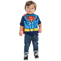 Супермен мускулен кош за риза за деца