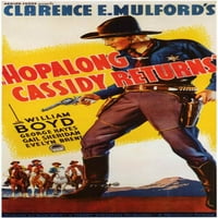 Hopalong Cassidy връща филмов плакат 11 17 стил Б