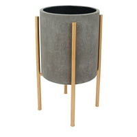 Sagebrook Home Planter on Metal Stand