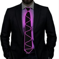 LED вратовръзка светлинна вратовръзка светеща светлинна вратовръзка неонови връзки LED светлинна вратовръзка готина новост за парти за парти