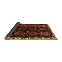Ahgly Company Indoor Rectangle Персийски кафяви традиционни килими, 4 '6'