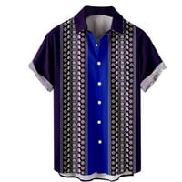 Мъжка модна блуза Топ Тропик стил Принт Хавайска лятна риза мъжка ваканция Туризъм Плажна мода модерен отдих 3д дигитален печат риза с къс ръкав