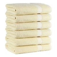 Комплект за кърпи за баня Fibertone, безопасен за белина, твърд бежов
