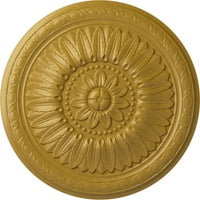 Екена мелница 24 од 5 8 п храмов таван медальон, ръчно изрисуван с преливащи се цветове злато