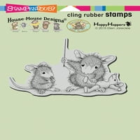 Стампендус Къща Мишка Прилепване Печат-Плюшена Мишка Поправете