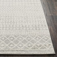 Бохо мароканска зона килим 7´10 ”10'3” сиво