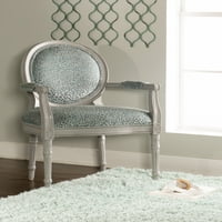 Linon Home Décor Pastel Shaggy Res Collection, Aqua, 5 '7'