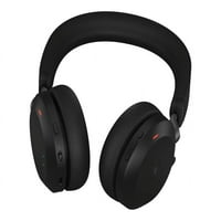 Jabra Evolve - USB -A MS екипи със стойка за зареждане - Черни безжични слушалки Музикални слушалки Black