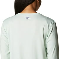 Колумбия женски PFG приливни приливни тениски подредени риза с дълъг ръкав с дълъг ръкав