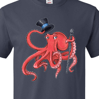 Мастически официален октопод с горна шапка и тениска на бастун