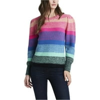 Vince Camuto Womens Plush Pullover пуловер, многоцветен, среден