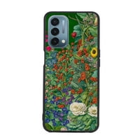 Флорална-пастурна-ботанически калъф за OnePlus Nord N 5G за жени Подаръци за мъже, мек силиконов стил Шок-доказател