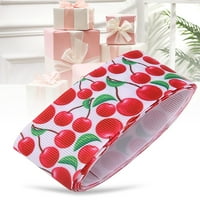 Подаръчна панделка, панделка, мек уникален отпечатан шаблон видове опции за червено за декорации за рожден ден Подаръци Опаковане на коледно парти тип 1