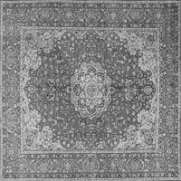 Ahgly Company вътрешен правоъгълник медальон сиви традиционни килими, 6 '9'