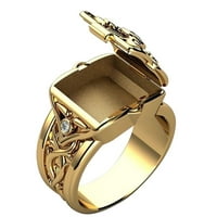 Lroplie пръстени за жени Момичета Личност Отворете Топ Мъжете популярна двойка Свети Валентин Подаръци за пръстени