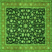 Ahgly Company Indoor Rectangle Персийски зелени традиционни килими, 2 '4'
