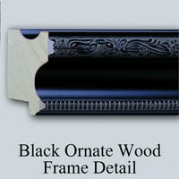 Charles Antoine Lemaire Black Ornate Wood Framed Double Matted Museum Art Print, озаглавен: Ledenbergia Roseo-Anea