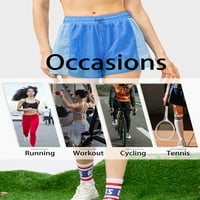 Walmeck жени, които пускат къси панталони 2-инчови шорти за фитнес тренировка колоездене атлетична фитнес зала за домашно облекло