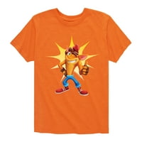 Crash Bandicoot - Crash Phicks Up - Графична тениска за малко дете и младежи