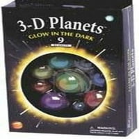 3D висящи планети с блясък
