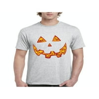Мъжка тениска къс ръкав-Хелоуин костюм тиква лице