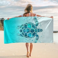 DaioSportswear Clearance Microfiber Beach Towel Супер лека цветна кърпа за кърпа за баня пясъчно одеяло за плаж с многоцелева кърпа за пътуващ плувен басейн