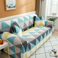 Анти-бръчки пере разтегателен диван Калъфи за седалки диван салон с регулируема облегалка