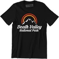 Долината На Смъртта Туризъм Мъже Турист Къмпинг Национален Парк Тениска