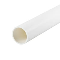 Uxcell ID OD White PVC тръба твърда тръба за източване на тръба