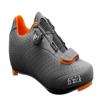 Р5Б Уомо-мъжка обувка с боа - антрацит оранжев Флуо-Размер 44.5