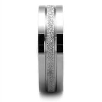 Луксозен дизайн на бижута Дамски пръстен от неръждаема стомана без камък в размер на камък