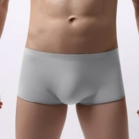 Мъжки ежедневни безследно твърдо бельо панталон ултратънки Бикини удобни боксерки, сив хл