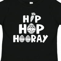Мастически великденски хип-хоп Ура с яйца и моркови подарък за малко дете или тениска за момиче