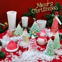 Elroy Christmas Aroma свещ силиконова плесен свещи кубче гладък плесен керамичен ръчен занаят фестивал декорация